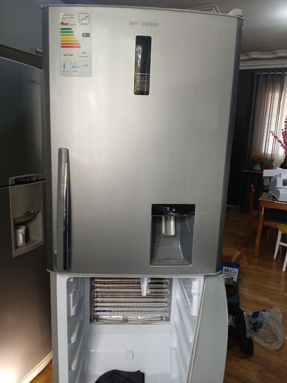 نشت یابی و شارژ گاز یخچال فریزر ایرانشرق  مدل NO-R&F-24B در رشت ۰۹۱۱۲۳۰۵۳۳۲