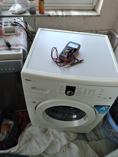 رفع مشکل عدم آبگیری و عدم چرخش ماشین لباسشویی 6 کیلویی سامسونگ مدل B2076 در رشت 09112305332