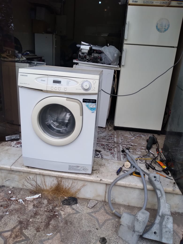 تعویض بدنه ماشین لباسشویی سامسونگ مدل SW8080 در رشت 09112305332