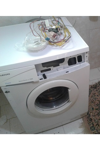 تعمیر برد ماشین لباسشویی سامسونگ مدل P1070 در رشت 09112305332